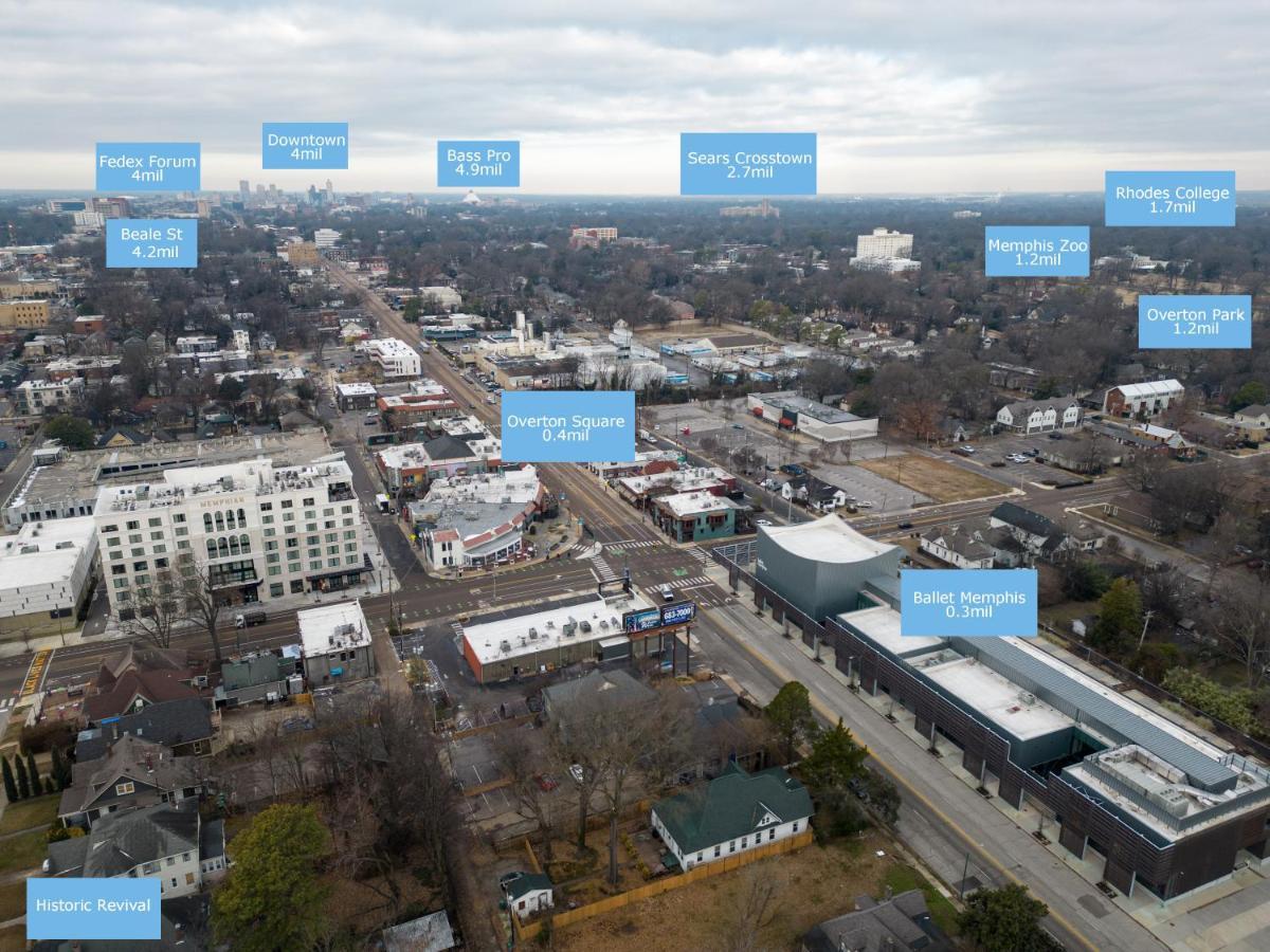 Historic Revival King Bed Midtown Memphis 68 Yes Pets Fast Wifi Free Parkingヴィラ エクステリア 写真